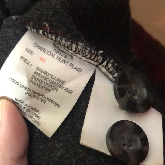 Woolrich womens plaid hooded jacket - Picture 8 of 10